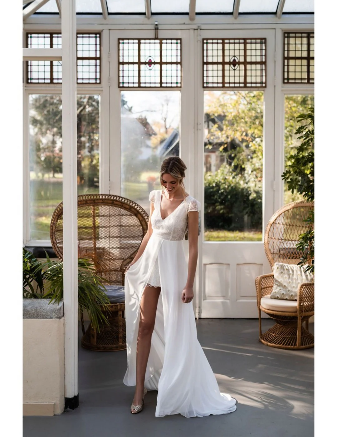 Robe De Mariée Provence - Blanc Soie - Image 7