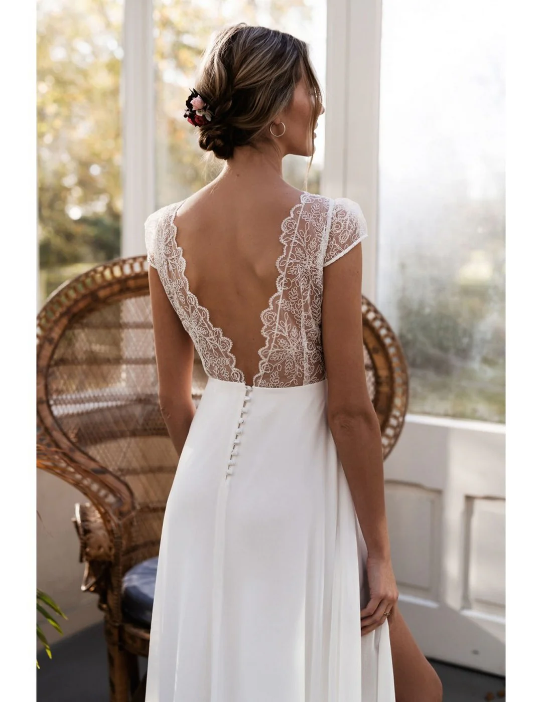 Robe De Mariée Provence - Blanc Soie - Image 8