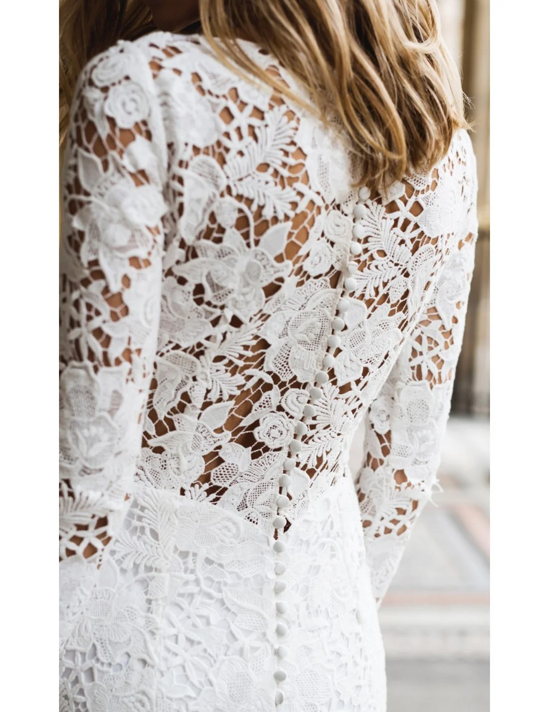 Robe De Mariée Reine - Blanc - Image 4