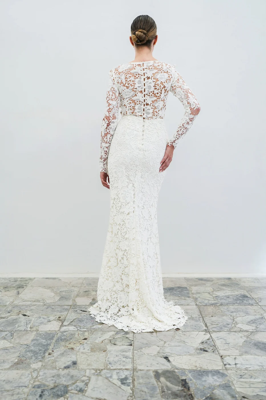 Robe De Mariée Reine - Blanc - Image 7