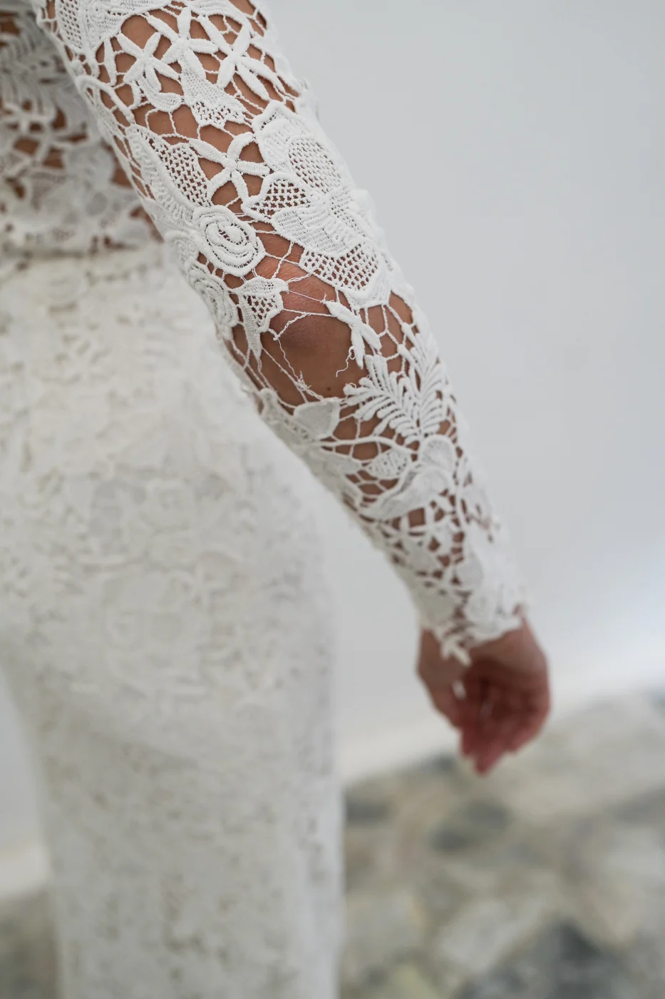 Robe De Mariée Reine - Blanc - Image 8