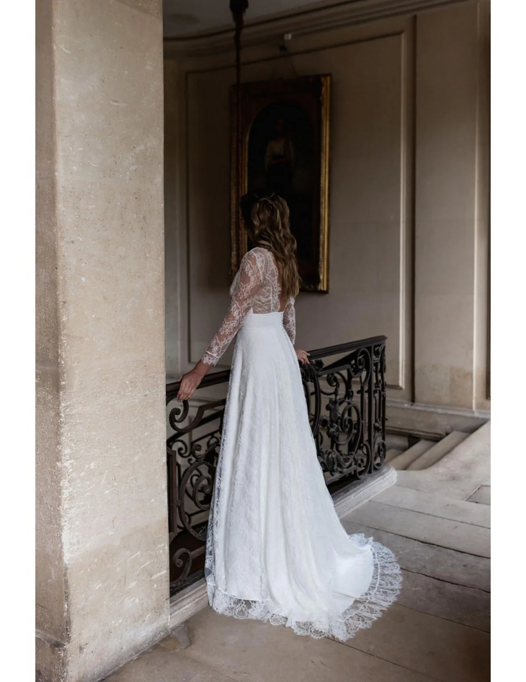 Robe De Mariée Sarah - Blanc Soie - Image 2