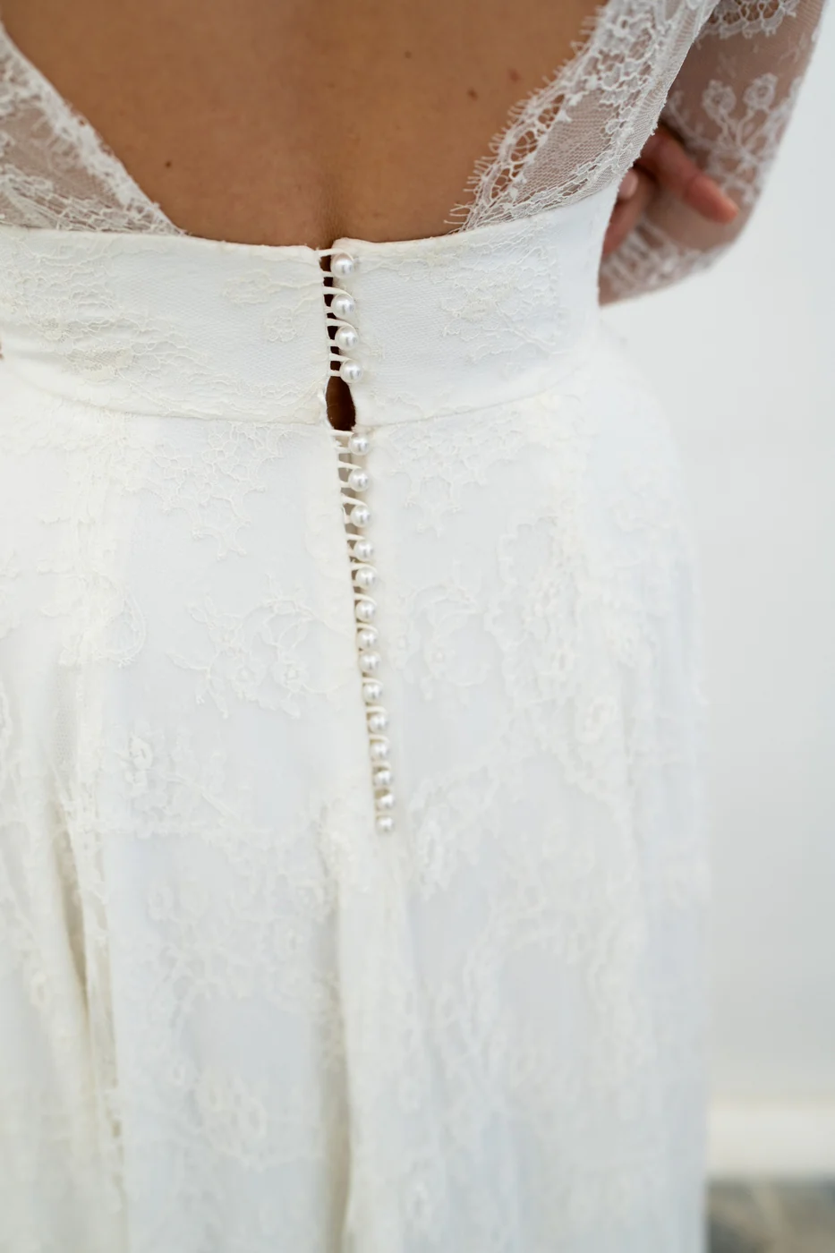 Robe De Mariée Sarah - Blanc Soie - Image 6