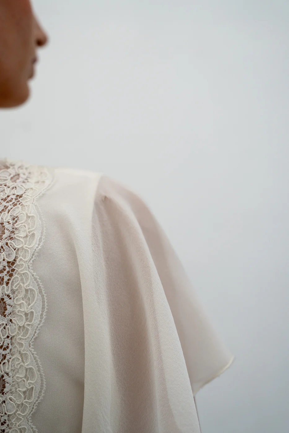 Robe De Mariée Swan - Blanc Soie - Image 6