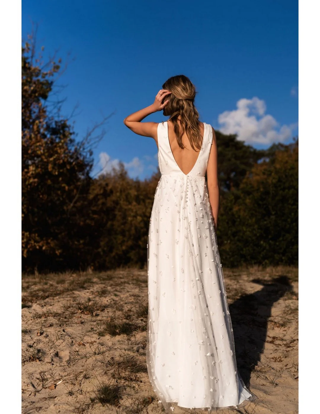 Robe De Mariée Trésor Prototype - Blanc Soie - Image 2