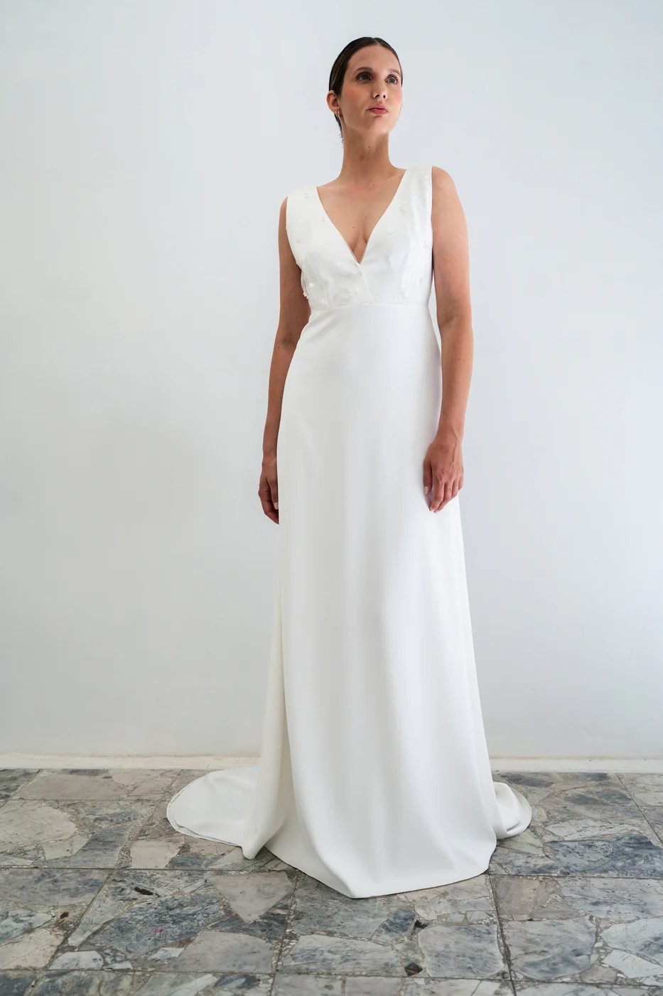 Robe De Mariée Trésor Prototype - Blanc Soie - Image 3