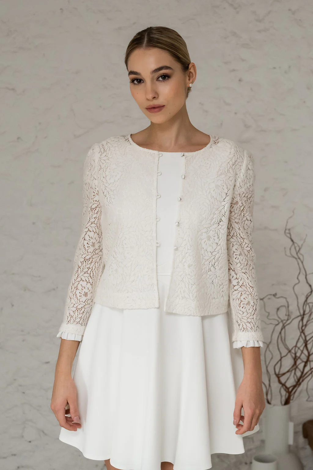 Gilet De La Mariée - Ivoire - Image 5