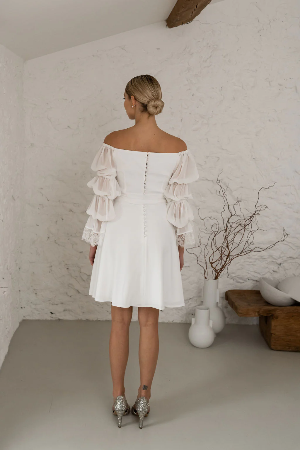Robe Nina - Écru - Image 11