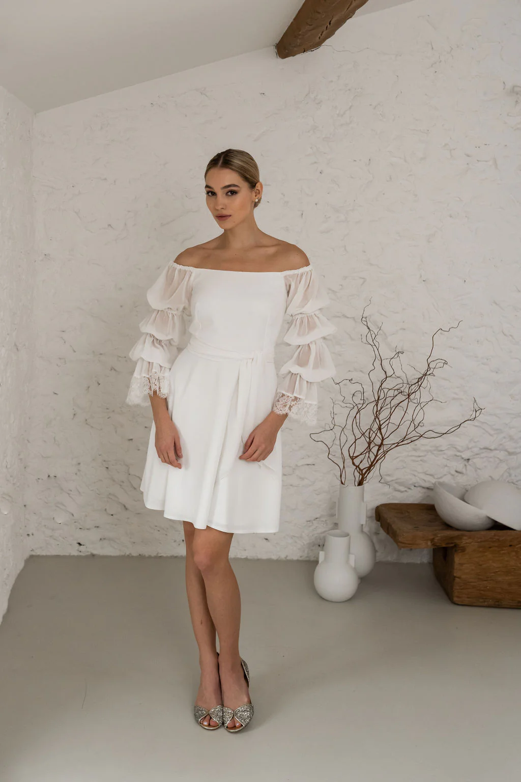 Robe Nina - Écru - Image 8