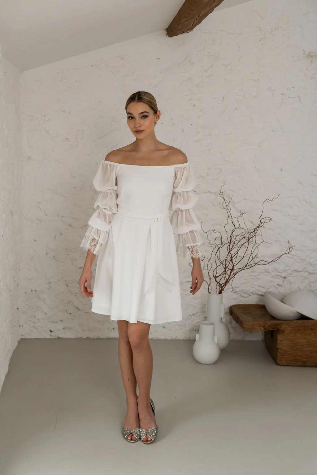 Robe Nina - Écru - Image 9