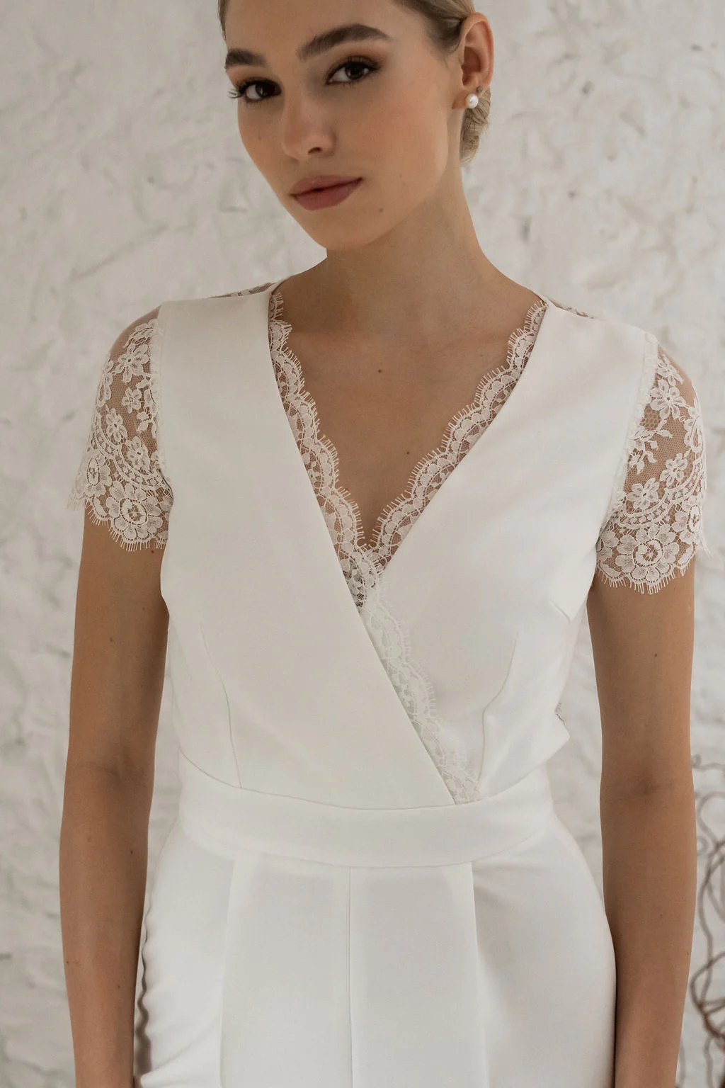 Combinaison Pantalon De La Mariée - Écru - Image 5