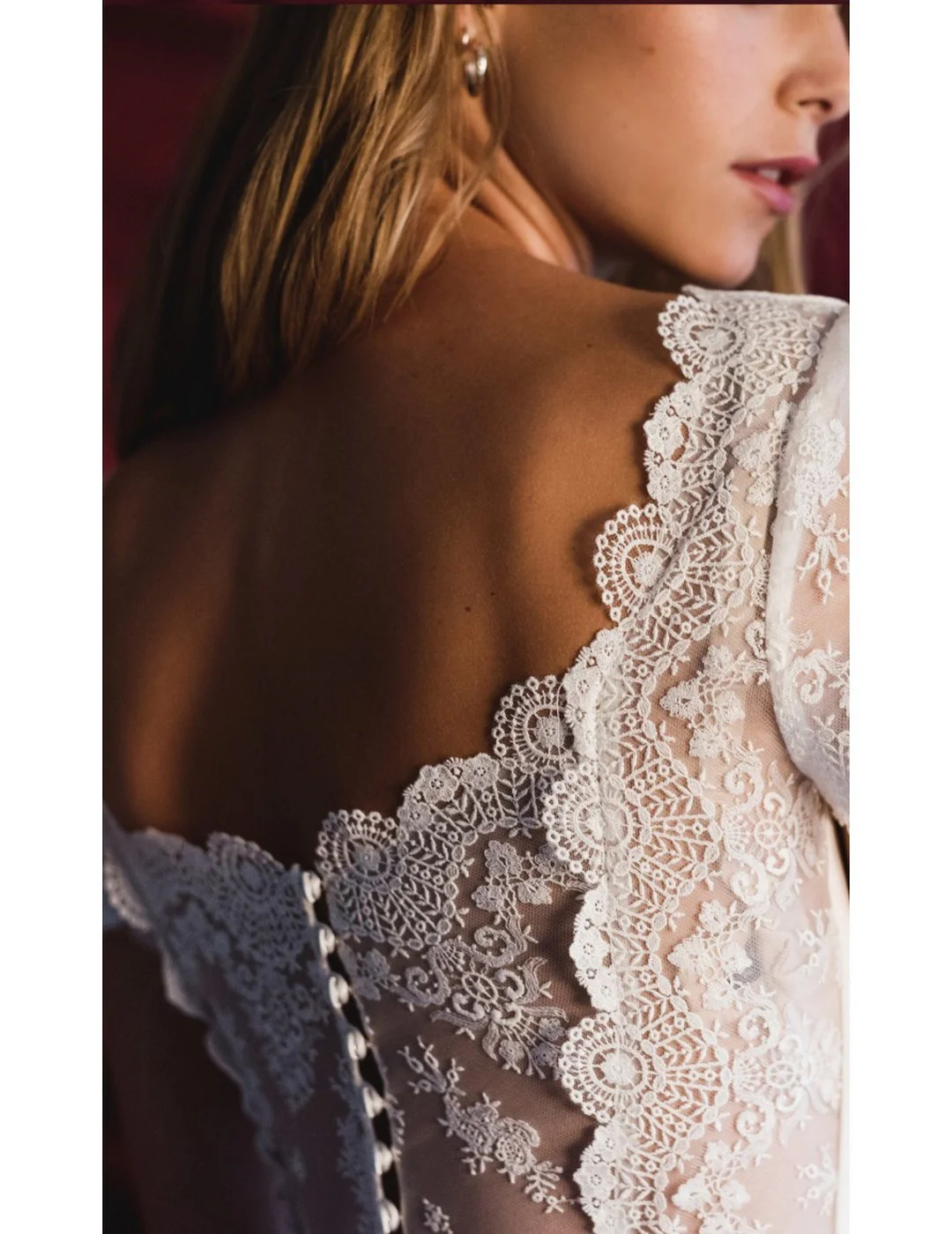 Robe De Mariée Angélique - Blanc Soie - Image 6