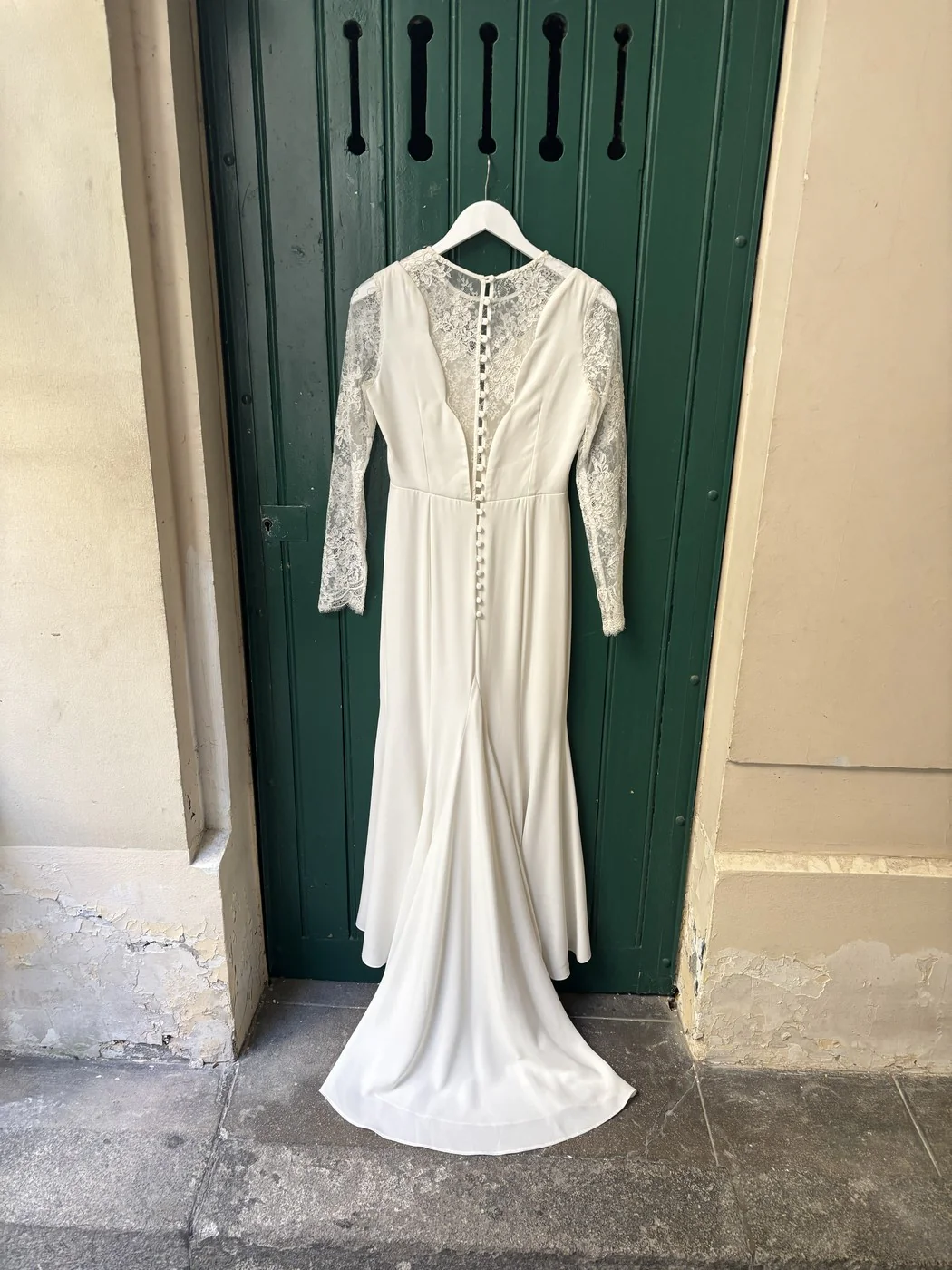 Robe De Mariée Romy Longue - Blanc Soie - Image 7