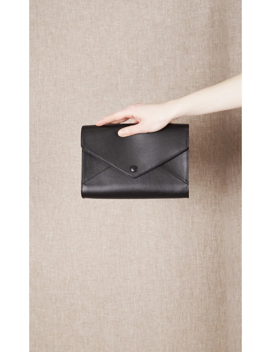 Sac A Main Harpe Noir - Écru - Image 10