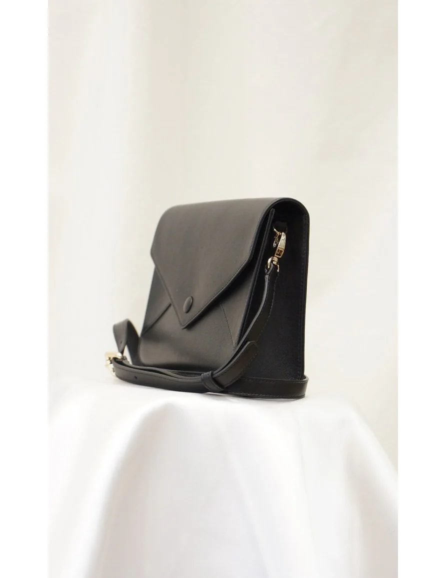 Sac A Main Harpe Noir - Écru - Image 12