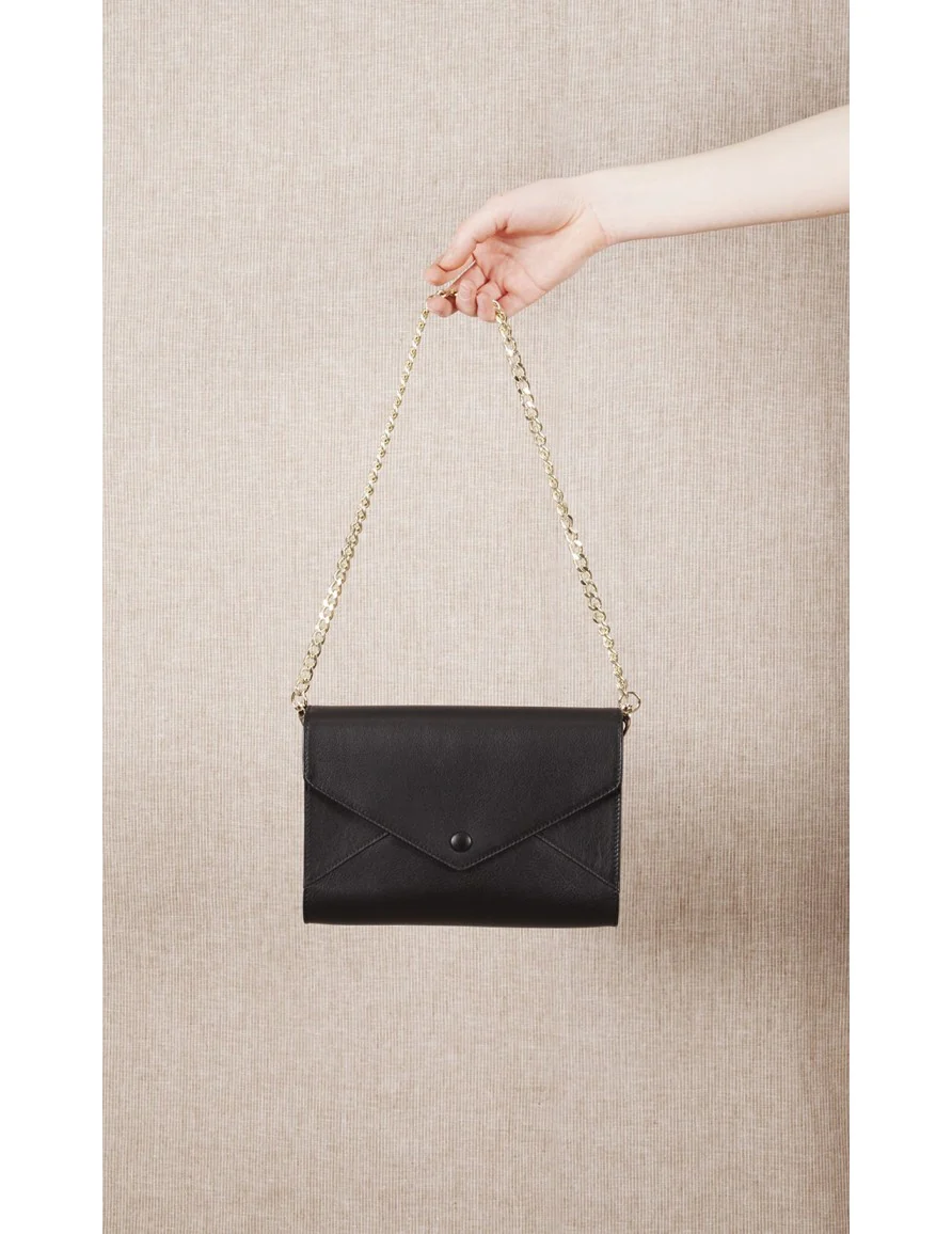 Sac A Main Harpe Noir - Écru - Image 8