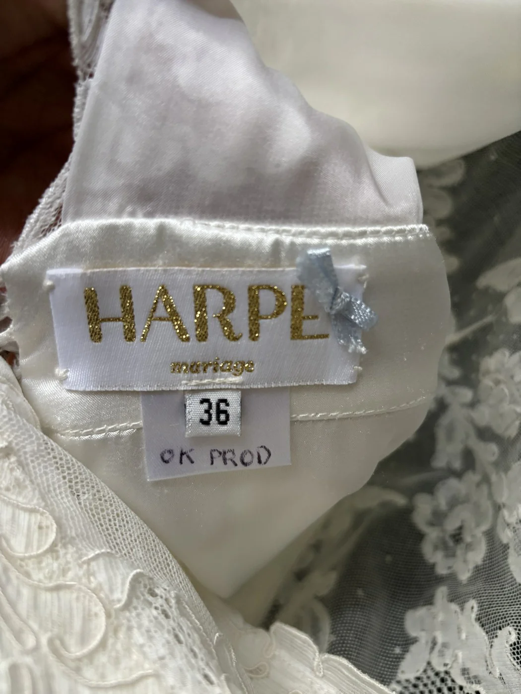 Robe De Mariée Source - Blanc - Image 3