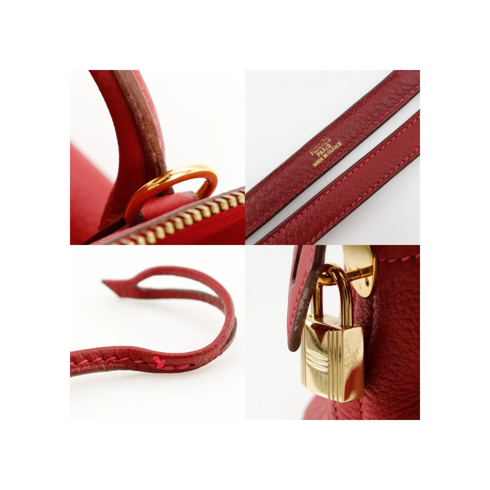 Sac Hermès Bolide - Red - Image 7