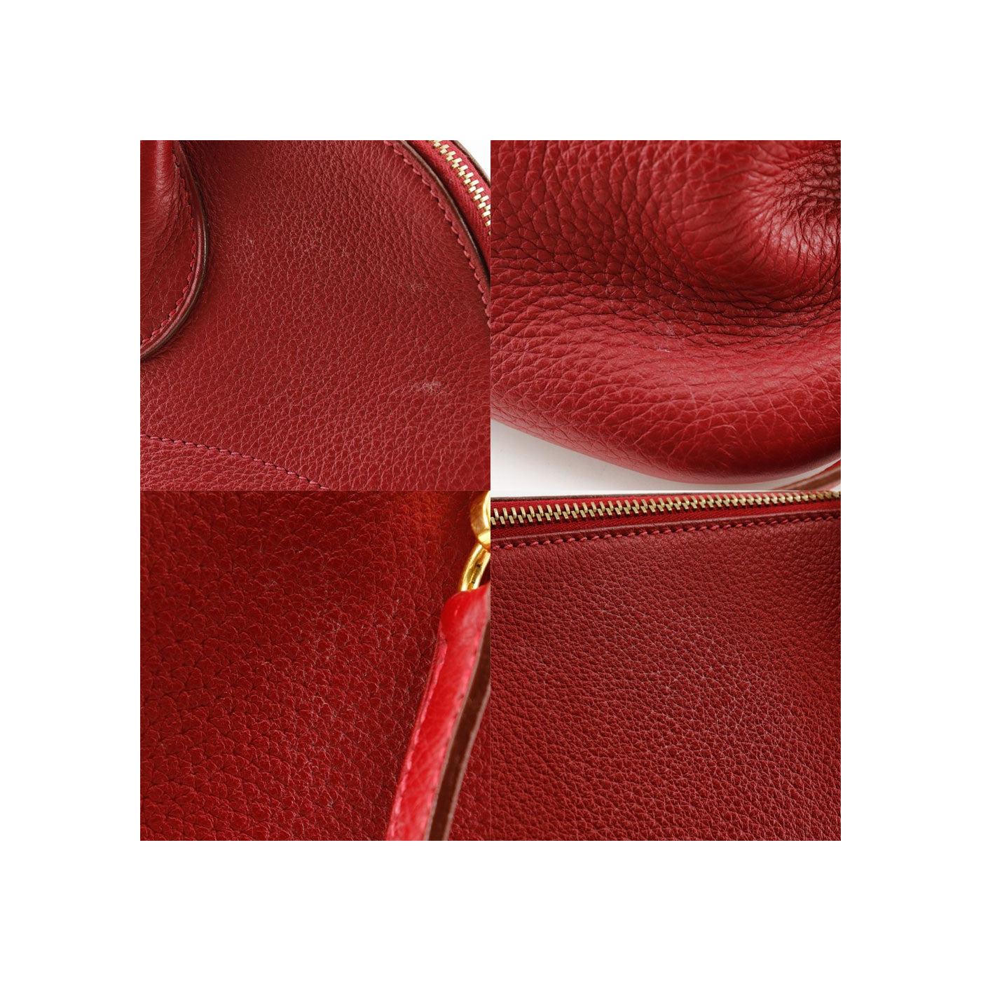 Sac Hermès Bolide - Red - Image 9