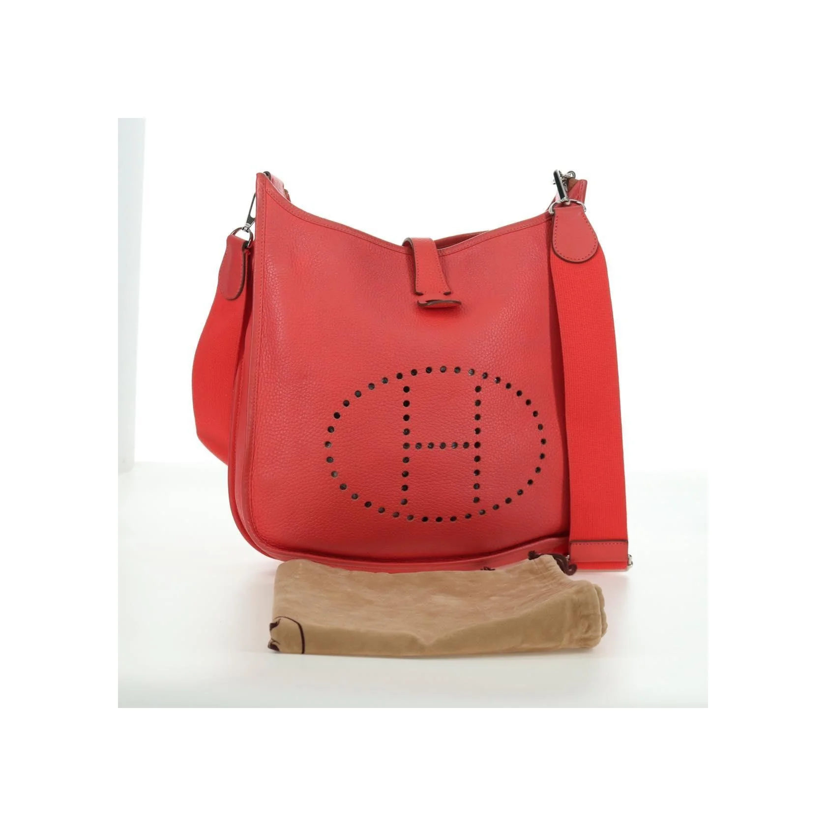 Sac Hermès Evelyne Gen Iii - Pink - Image 13