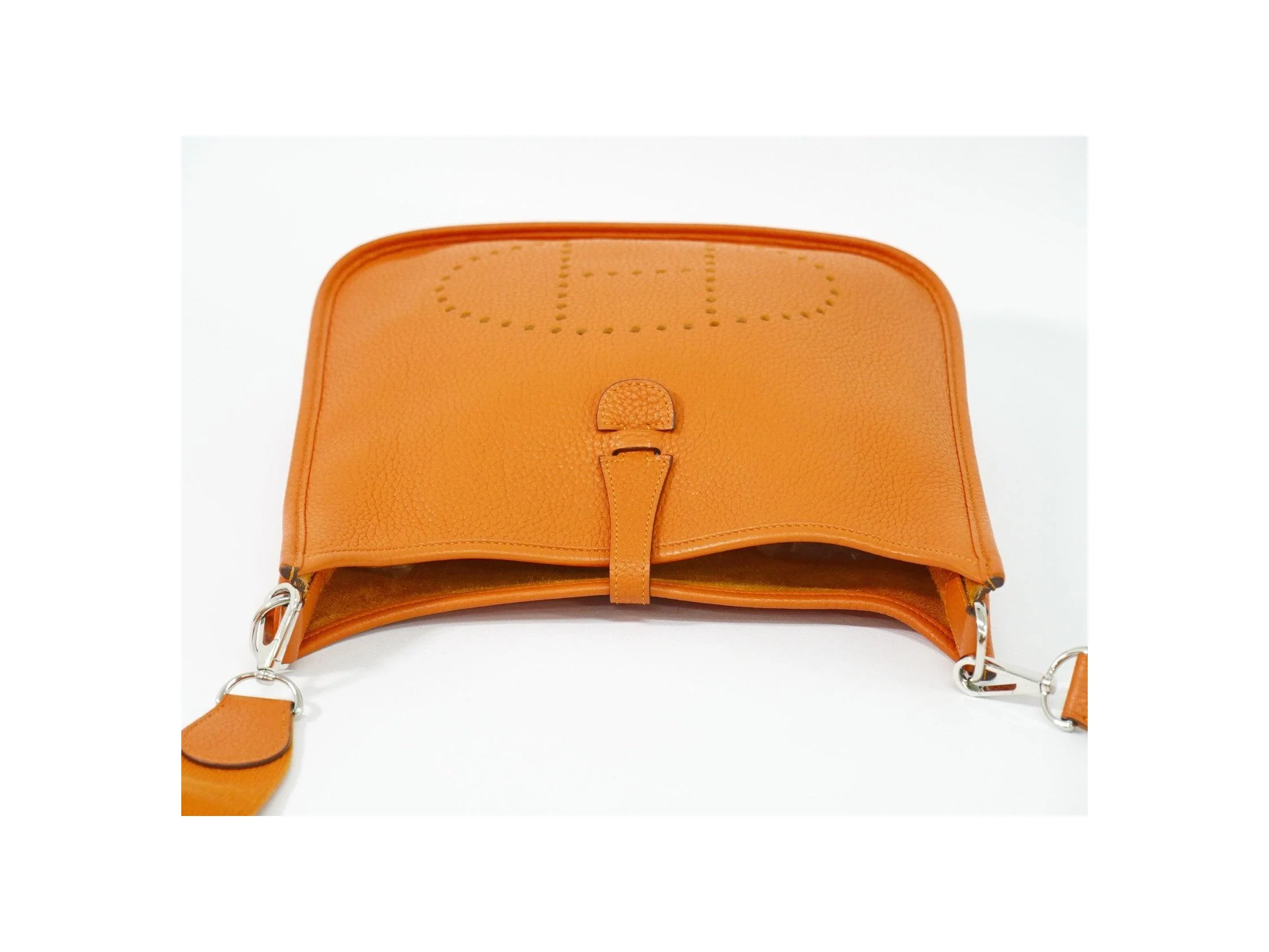 Sac Hermès Evelyne Gen Iii - Orange - Image 10