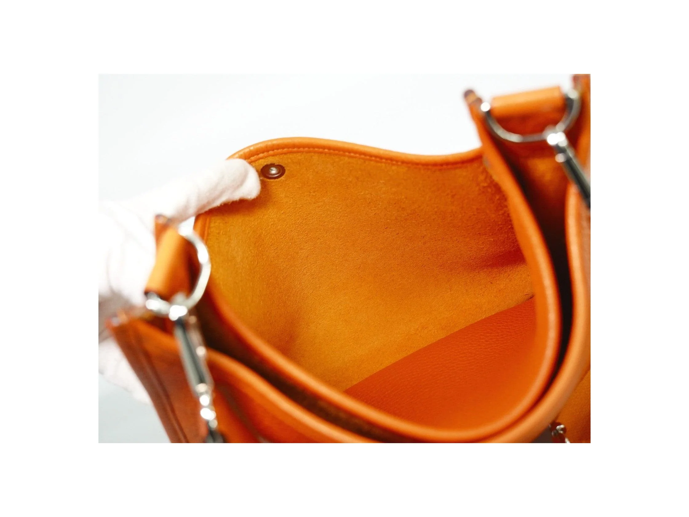 Sac Hermès Evelyne Gen Iii - Orange - Image 12