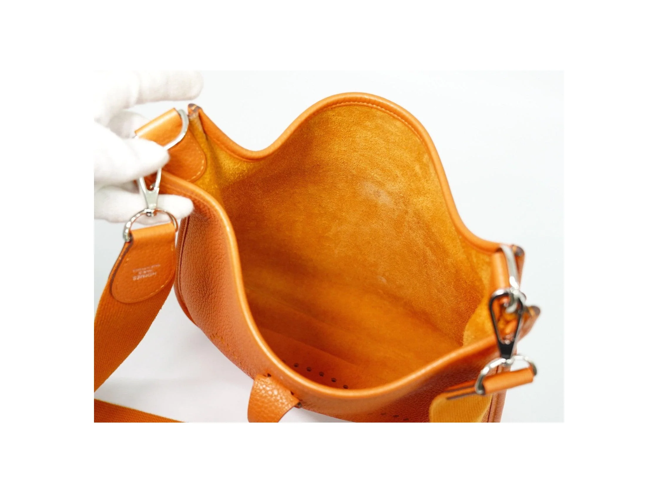 Sac Hermès Evelyne Gen Iii - Orange - Image 18