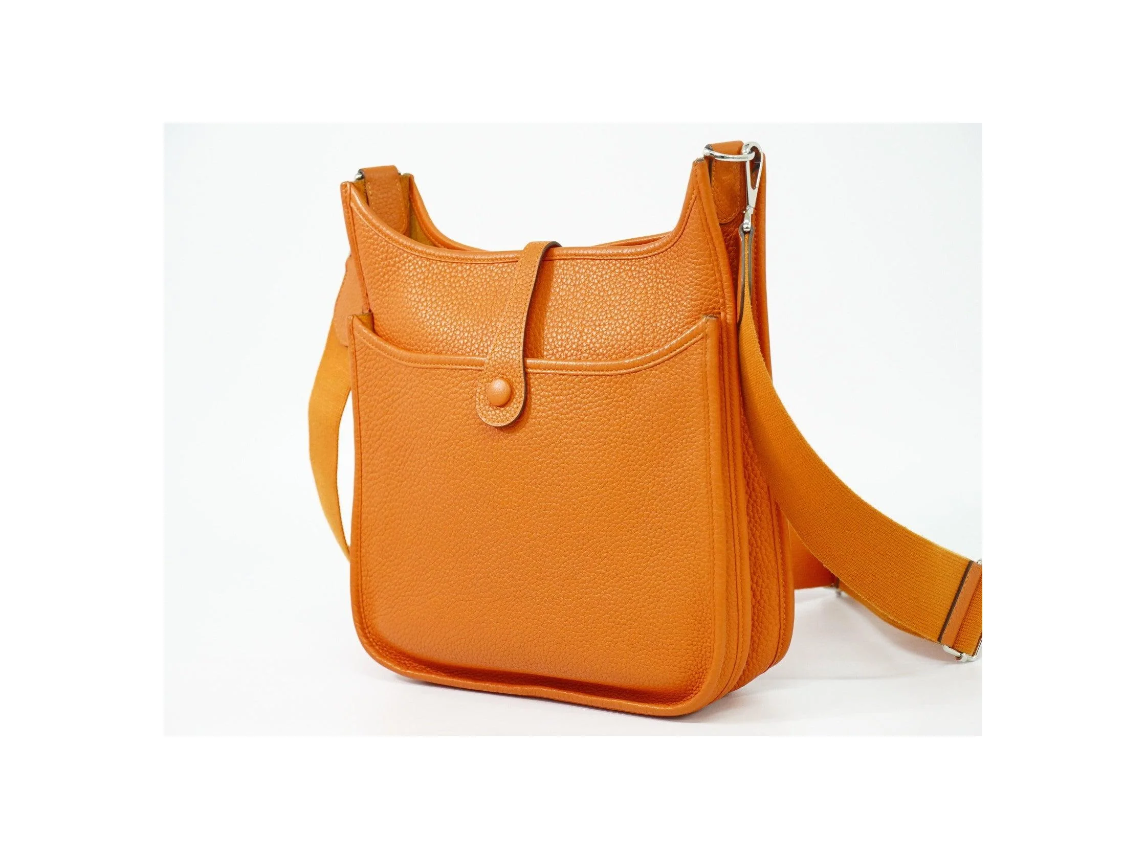 Sac Hermès Evelyne Gen Iii - Orange - Image 2