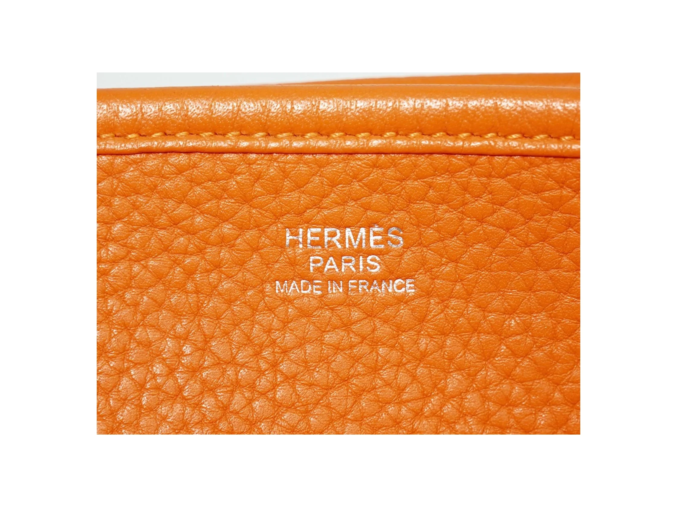 Sac Hermès Evelyne Gen Iii - Orange - Image 5