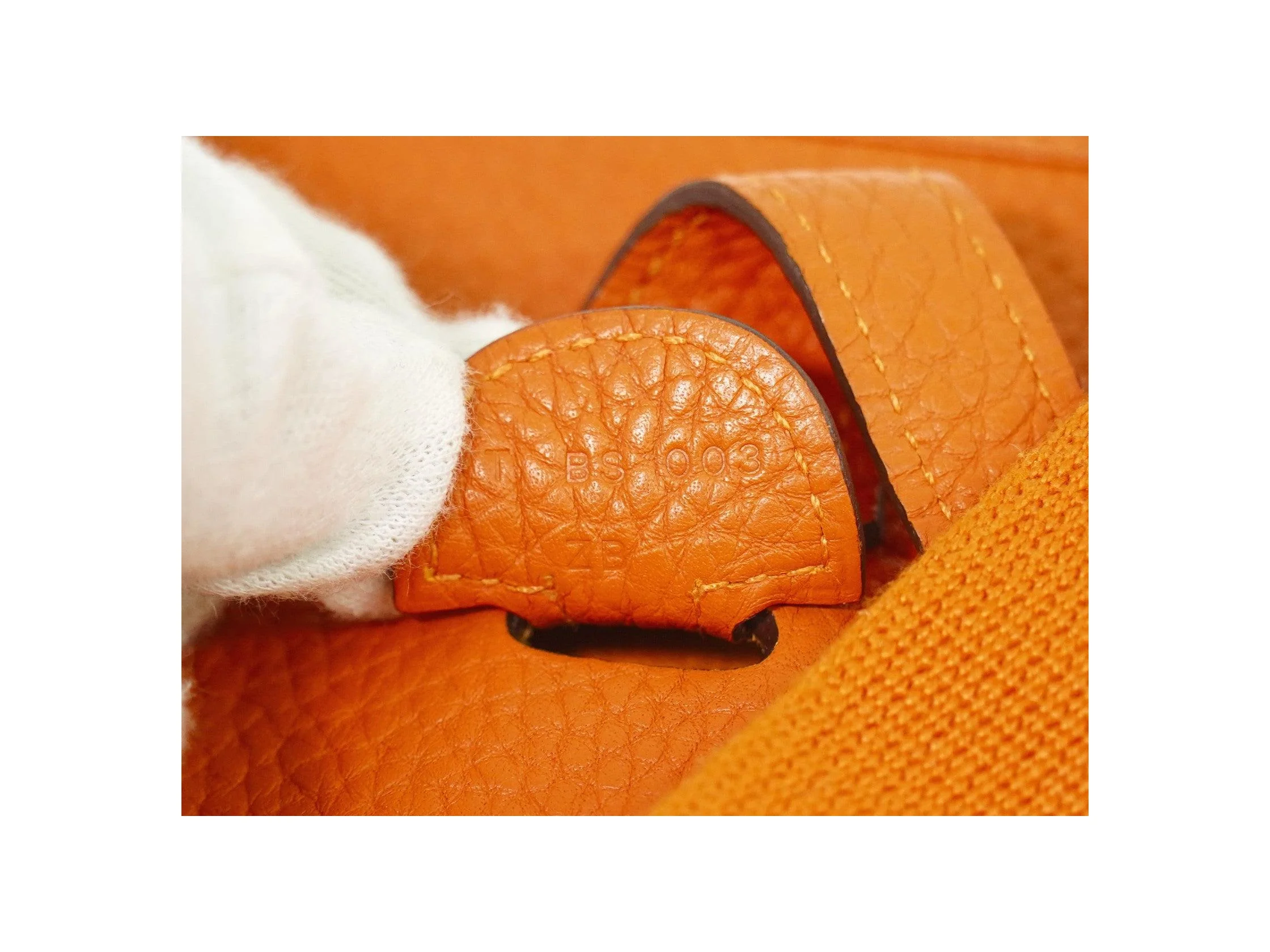 Sac Hermès Evelyne Gen Iii - Orange - Image 6