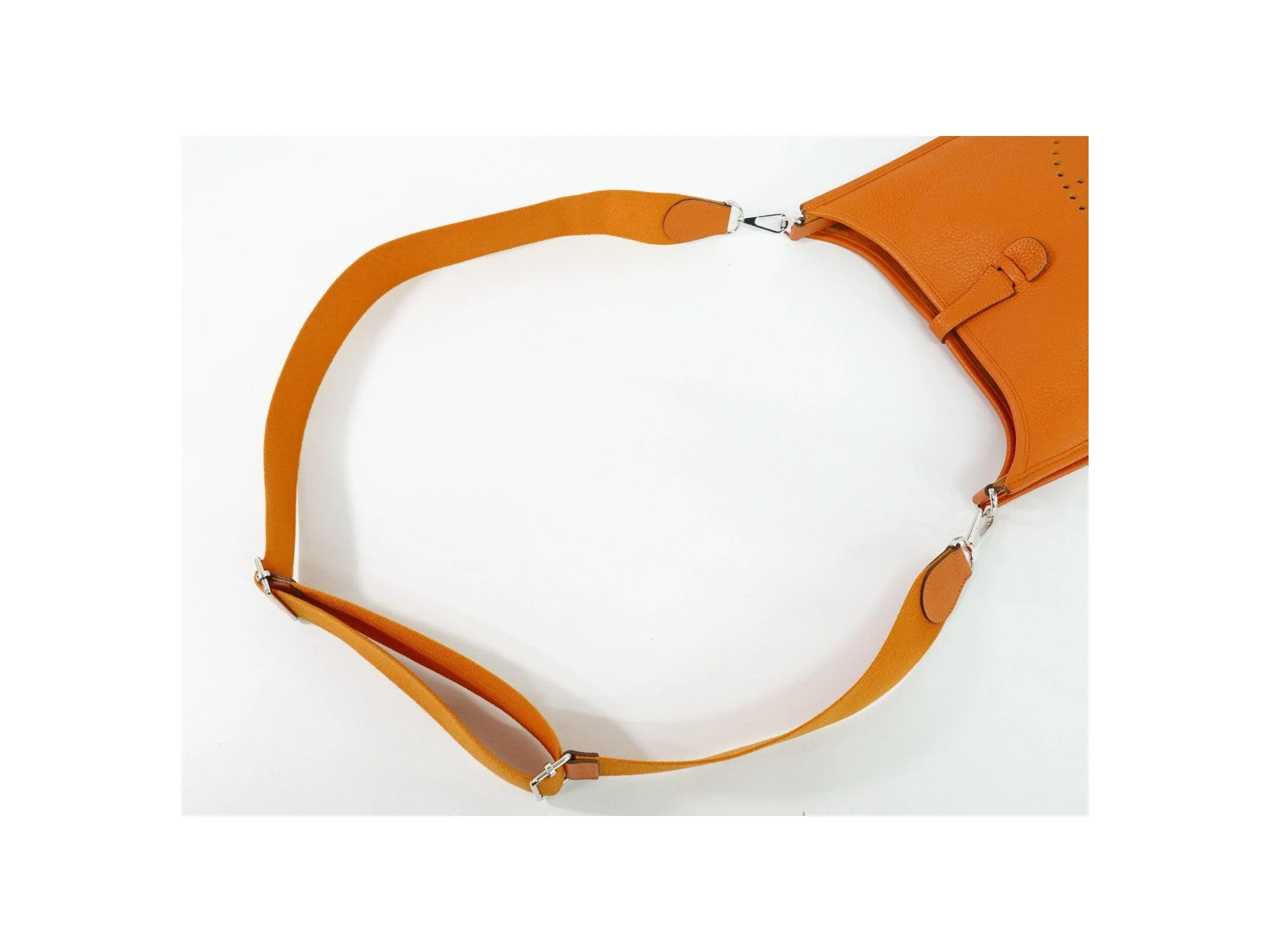 Sac Hermès Evelyne Gen Iii - Orange - Image 7