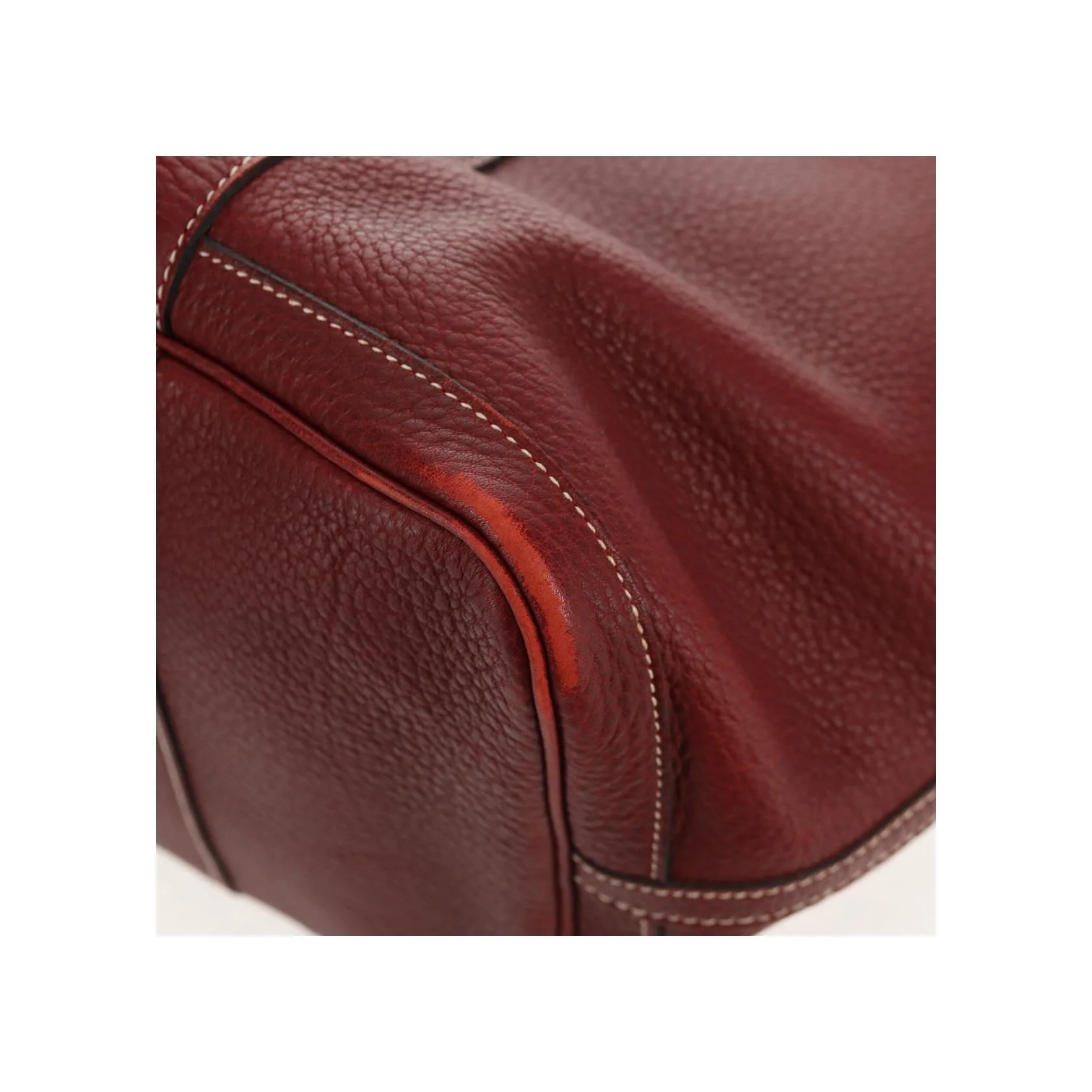 Tote Bag Hermès Garden Party - Burgundy - Image 11
