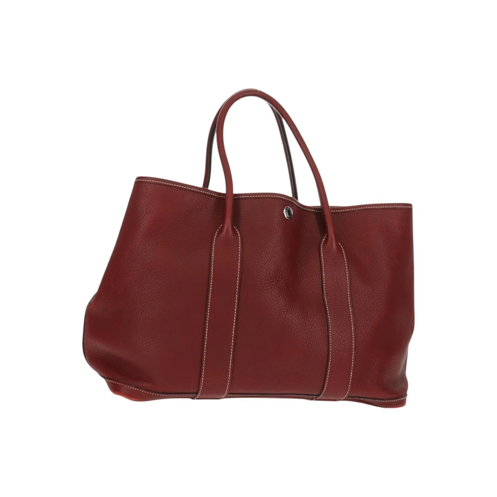 Tote Bag Hermès Garden Party - Burgundy - Image 18