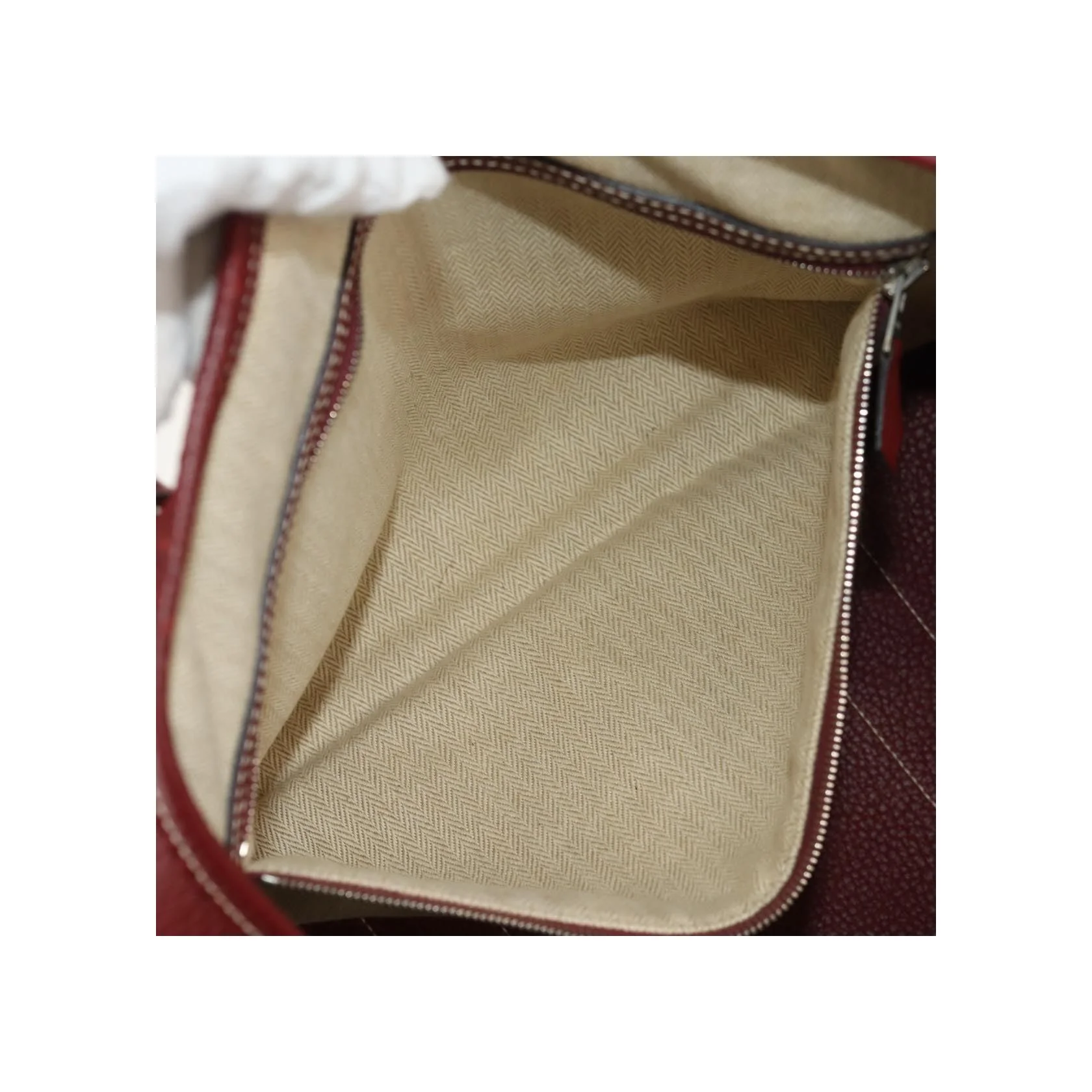Tote Bag Hermès Garden Party - Burgundy - Image 22