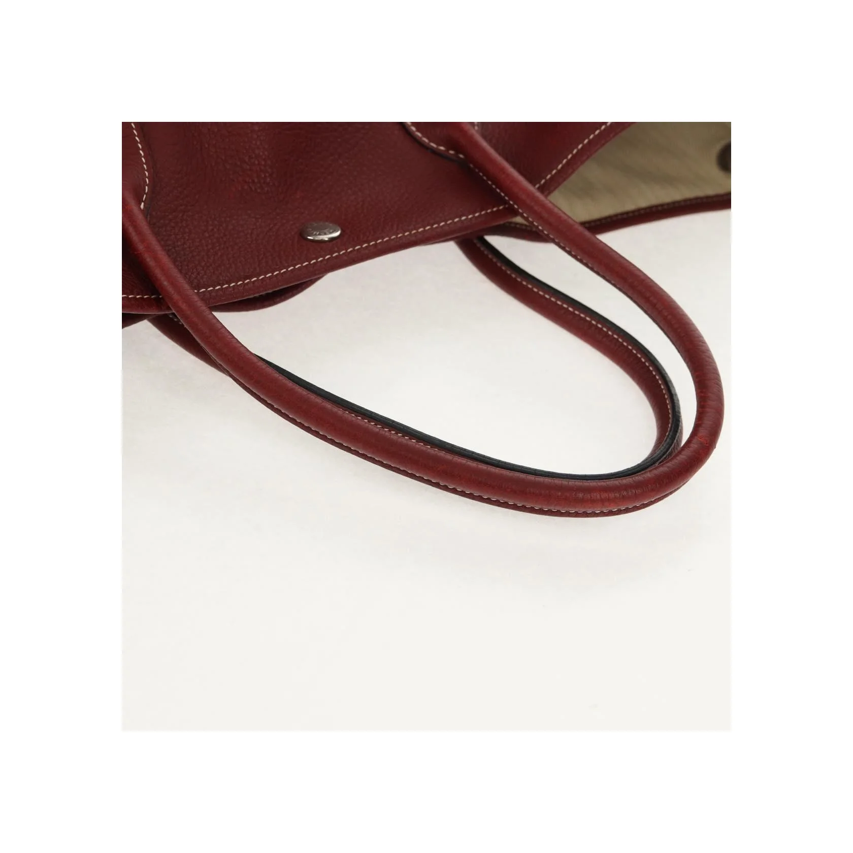 Tote Bag Hermès Garden Party - Burgundy - Image 8