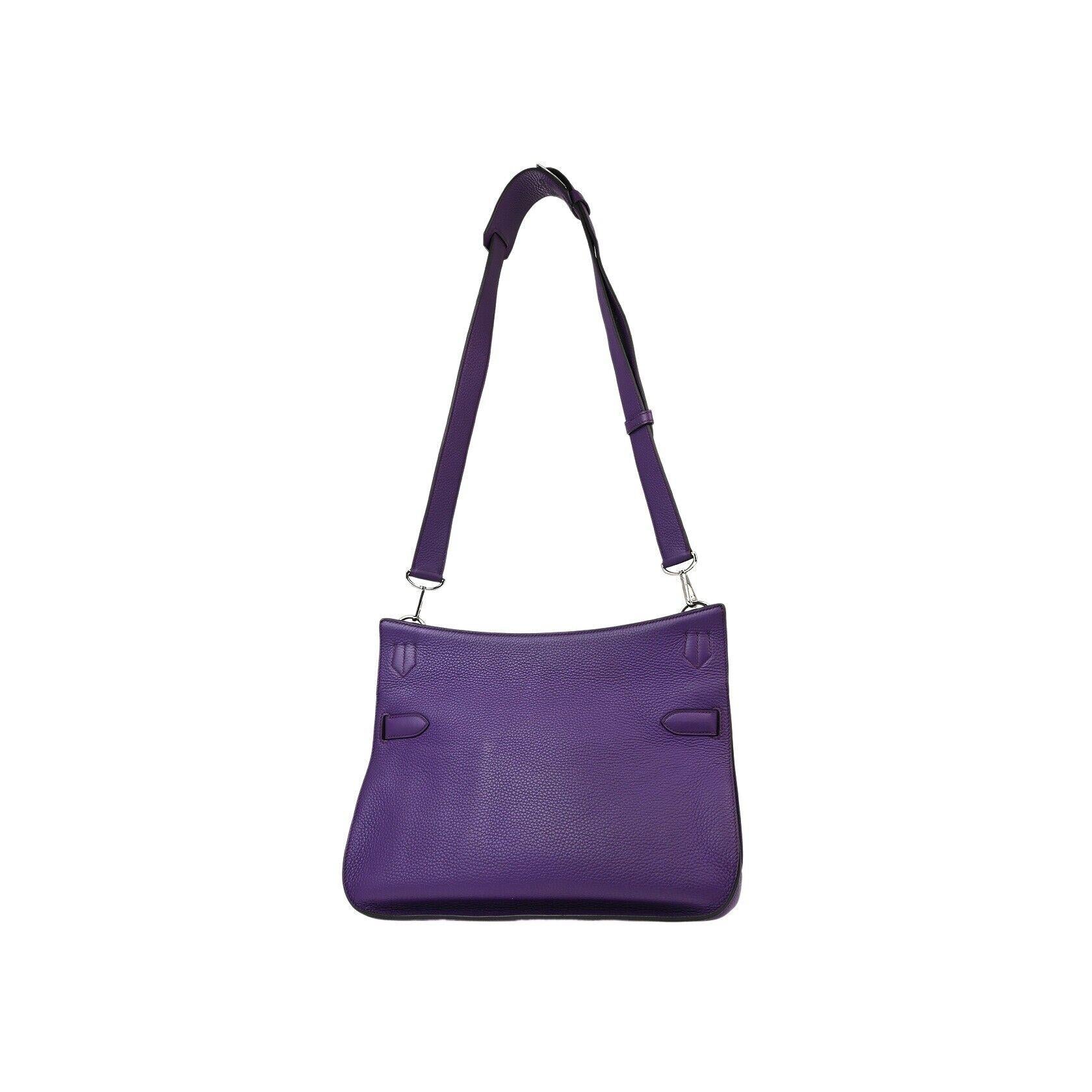 Sac Hermès Jypsière - Purple - Image 2
