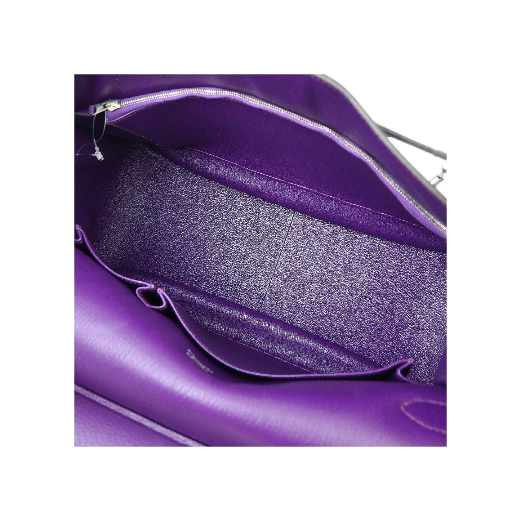 Sac Hermès Jypsière - Purple - Image 3