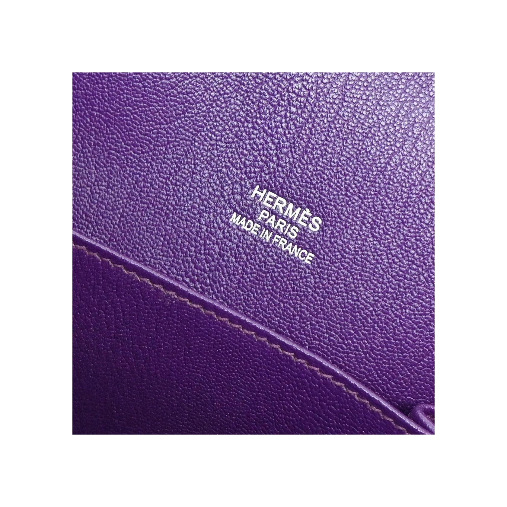 Sac Hermès Jypsière - Purple - Image 4