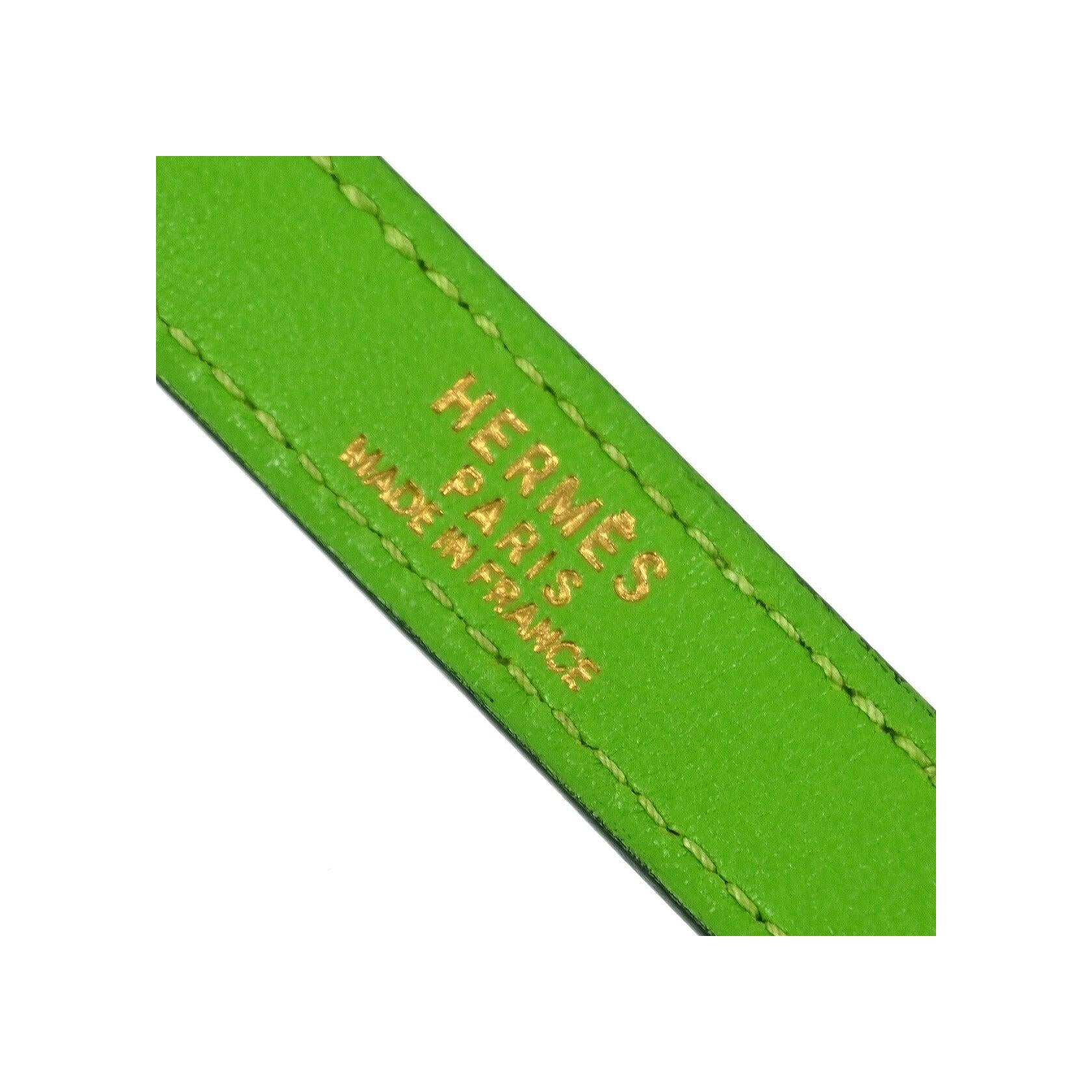 Bandoulière Hermès Kelly - Green - Image 4