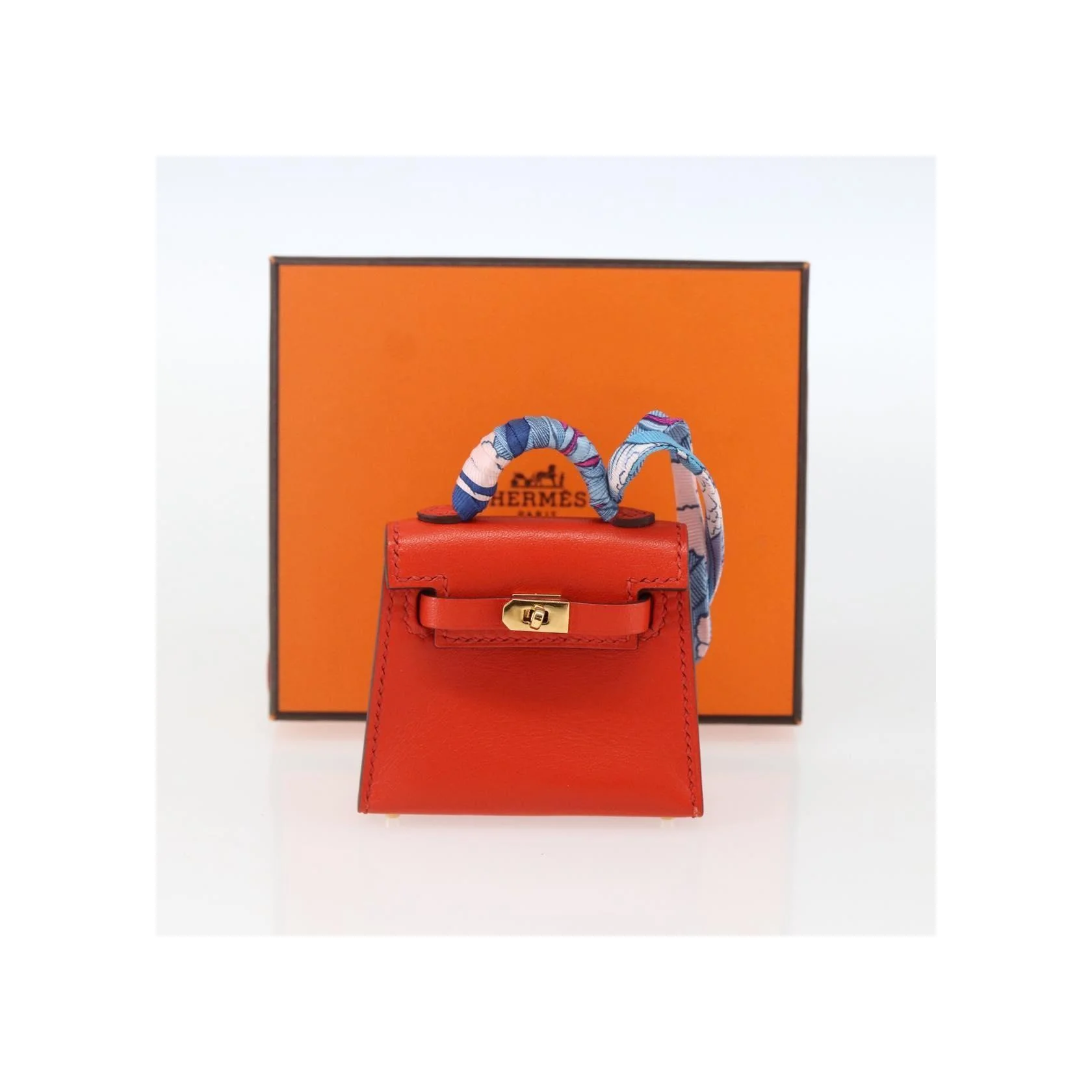 Breloque Hermès Kelly Twilly - Orange - Image 14