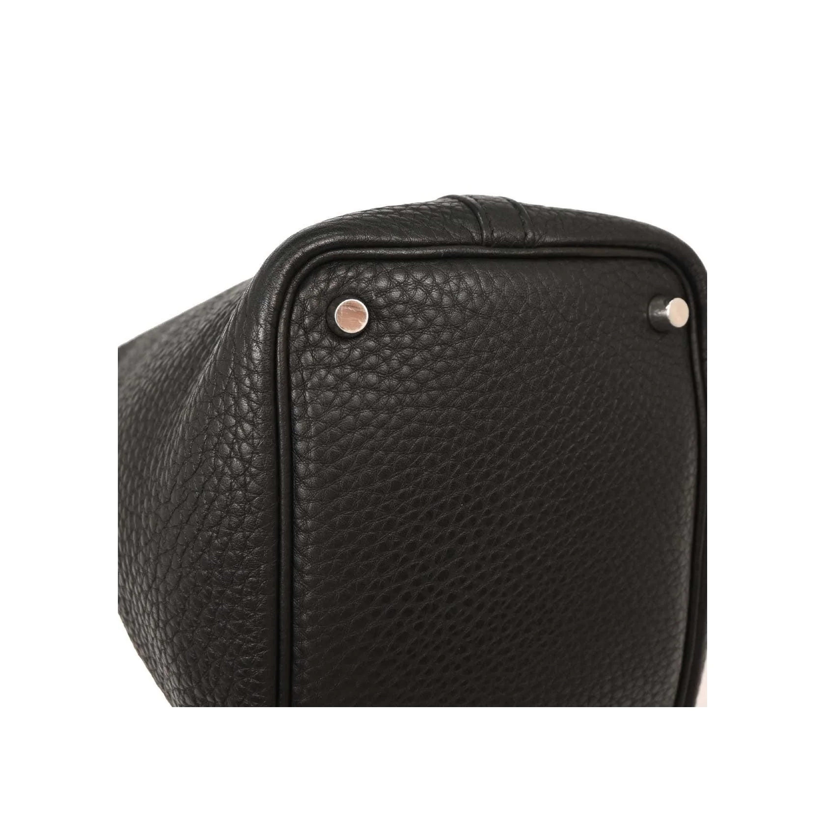 Sac Hermès Picotin Lock - Black - Image 6