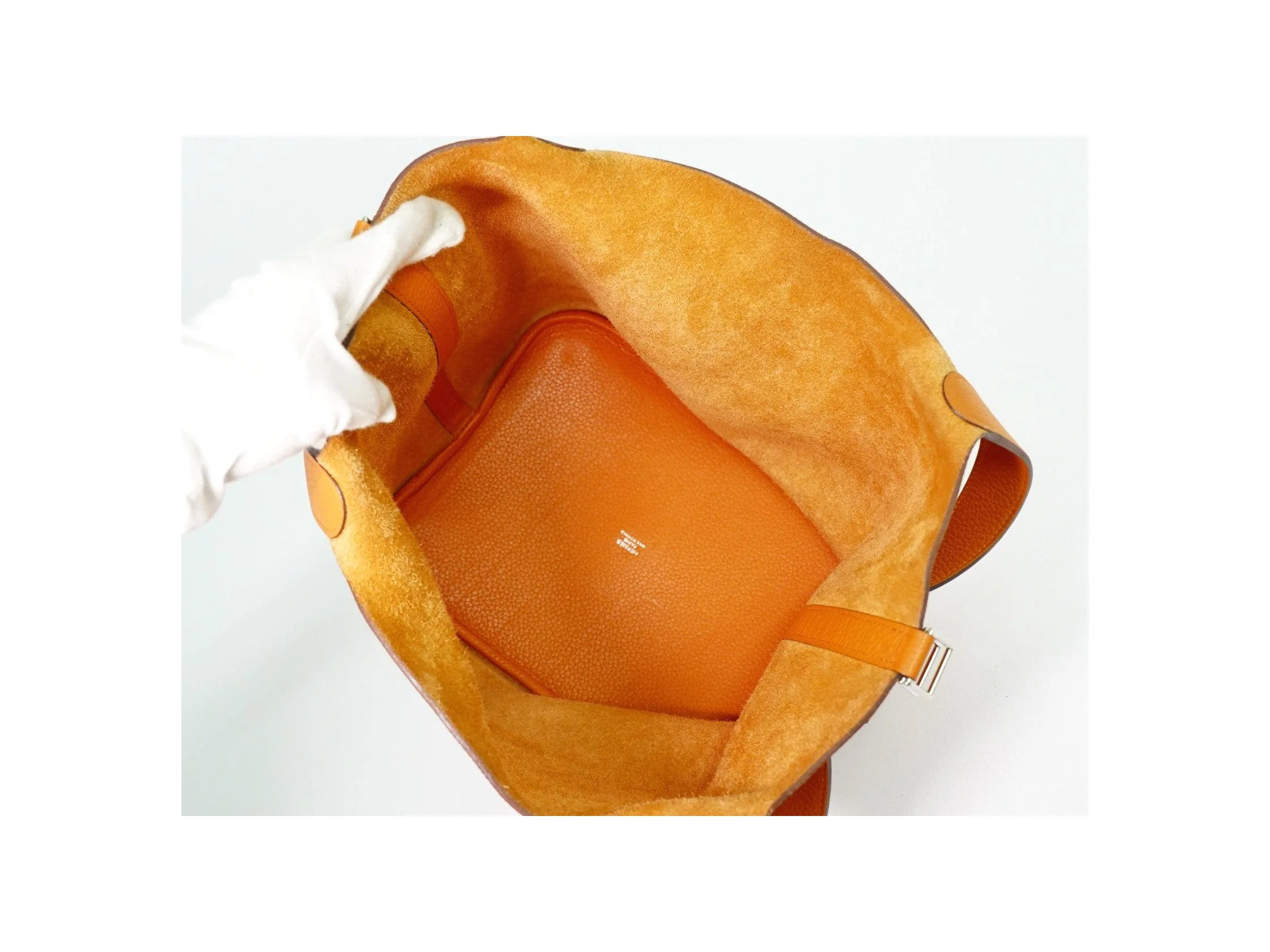 Sac Hermès Picotin Lock - Orange - Image 17