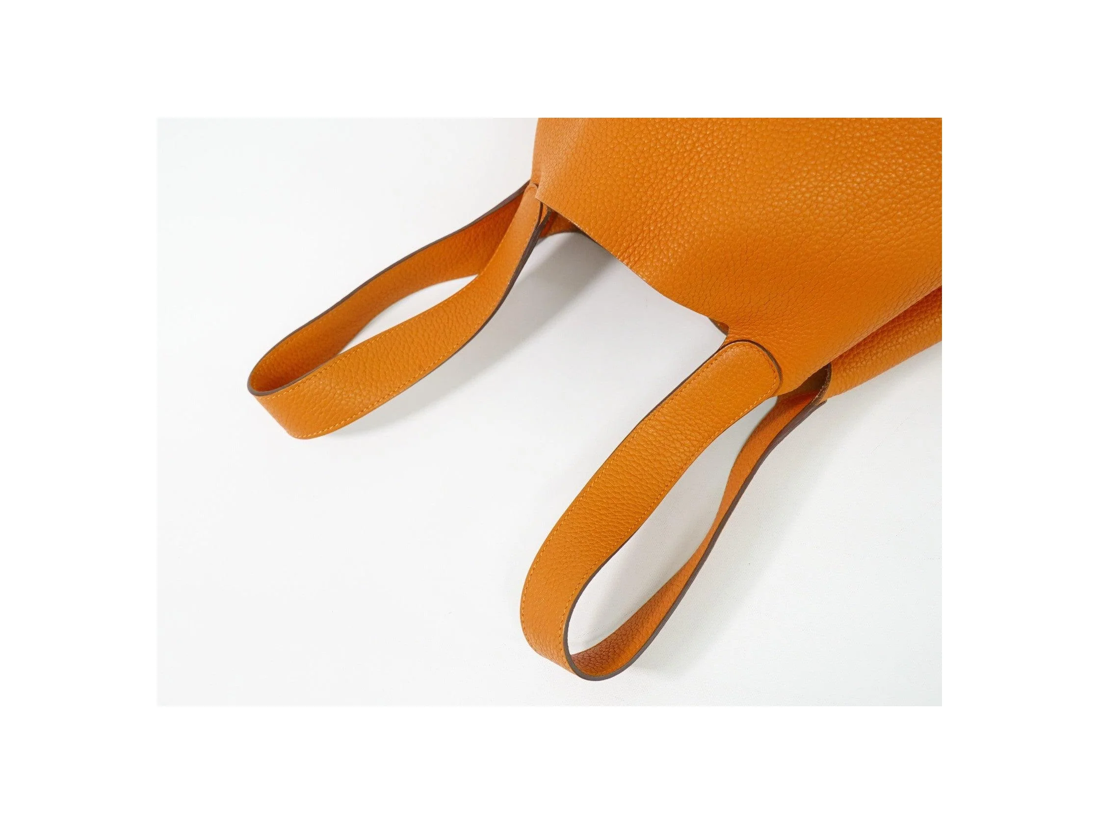 Sac Hermès Picotin Lock - Orange - Image 7