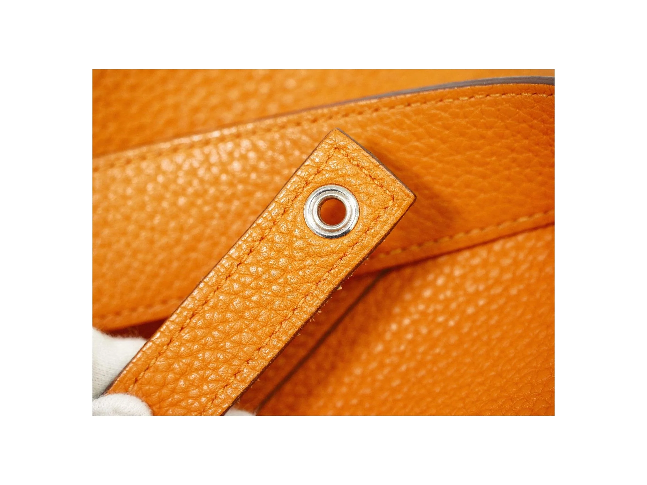 Sac Hermès Picotin Lock - Orange - Image 9