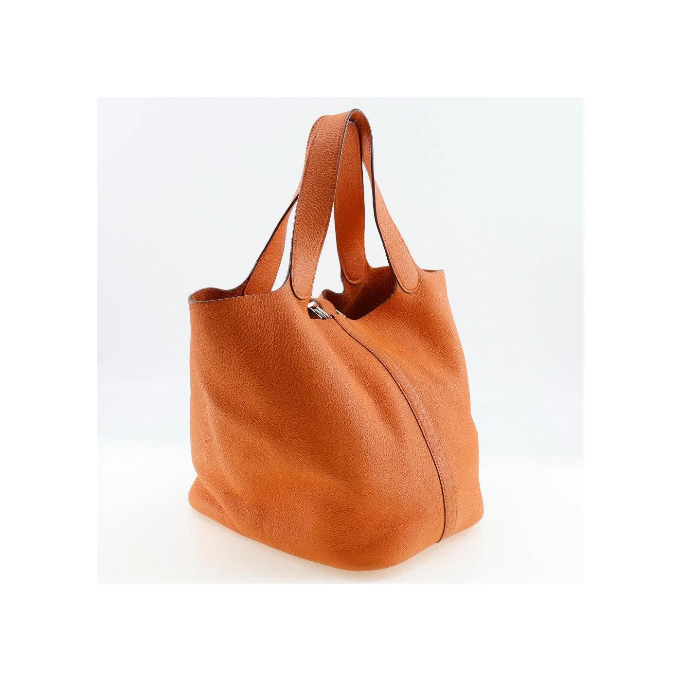Sac Hermès Picotin Lock - Orange - Image 3