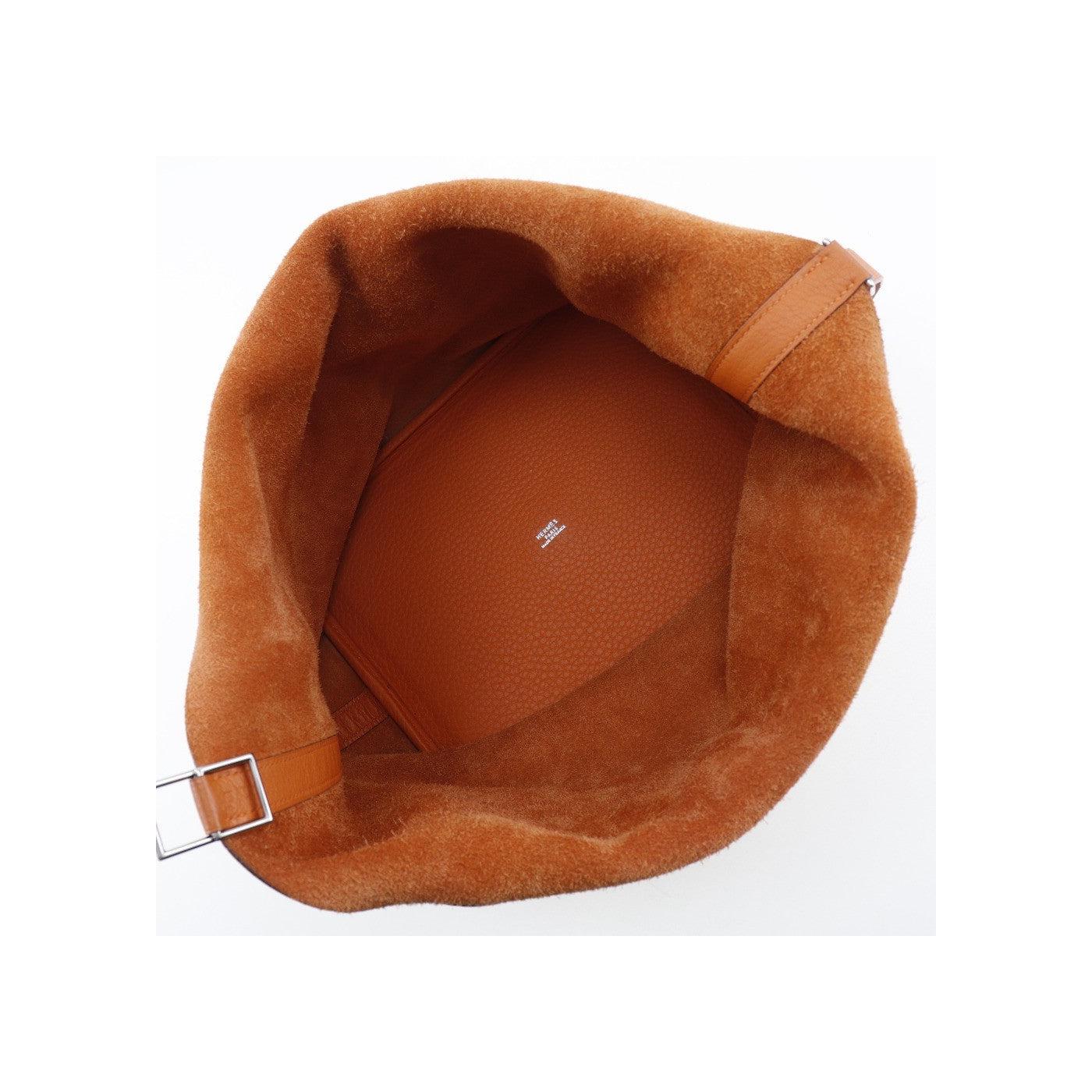 Sac Hermès Picotin Lock - Orange - Image 4