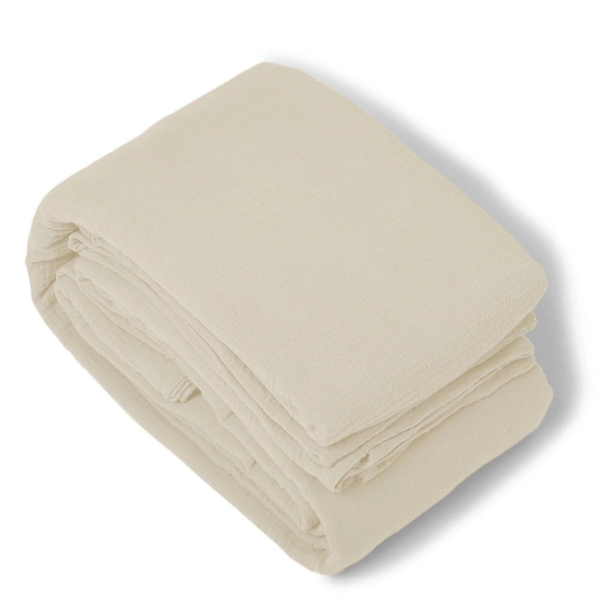 Housse De Couette - Gaze De Coton - Sable - Carla - Image 3