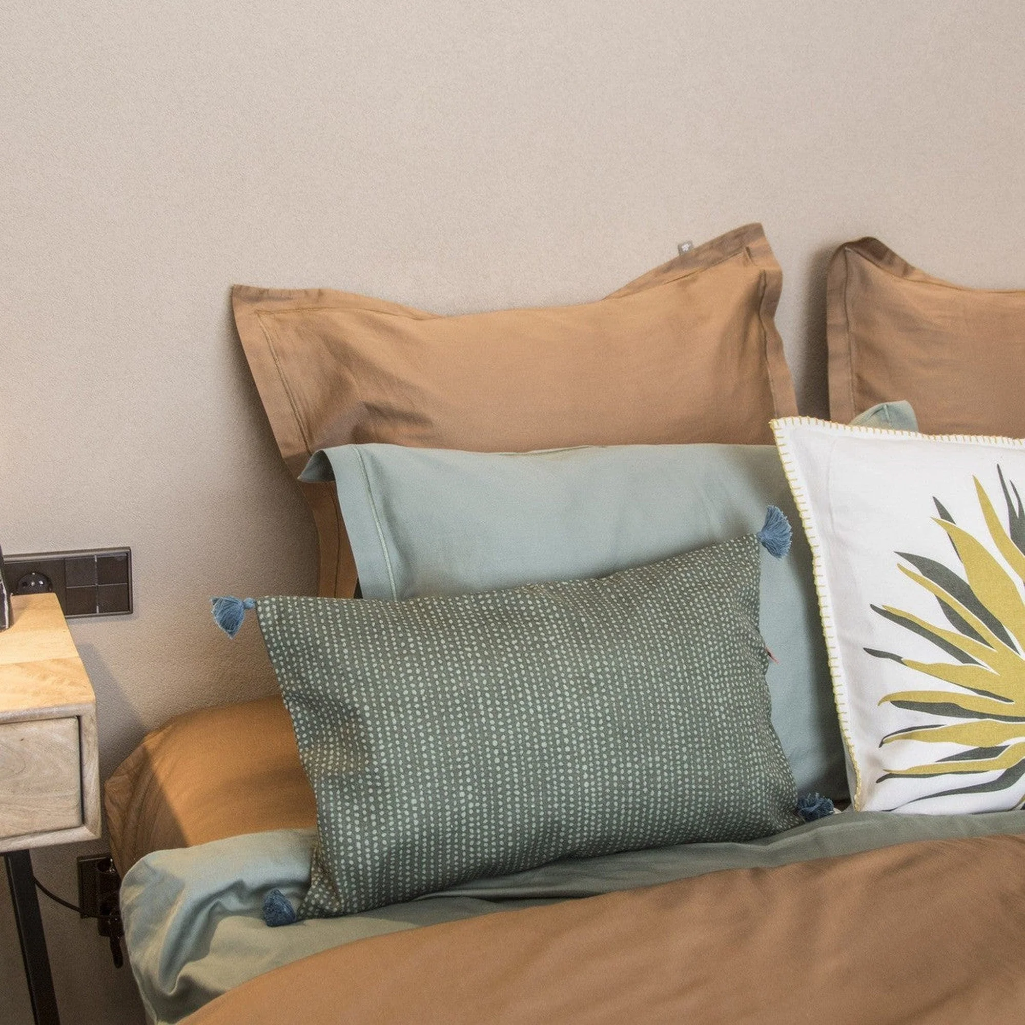 Housse De Couette - Satin De Coton - Caramel - Julia - Image 7