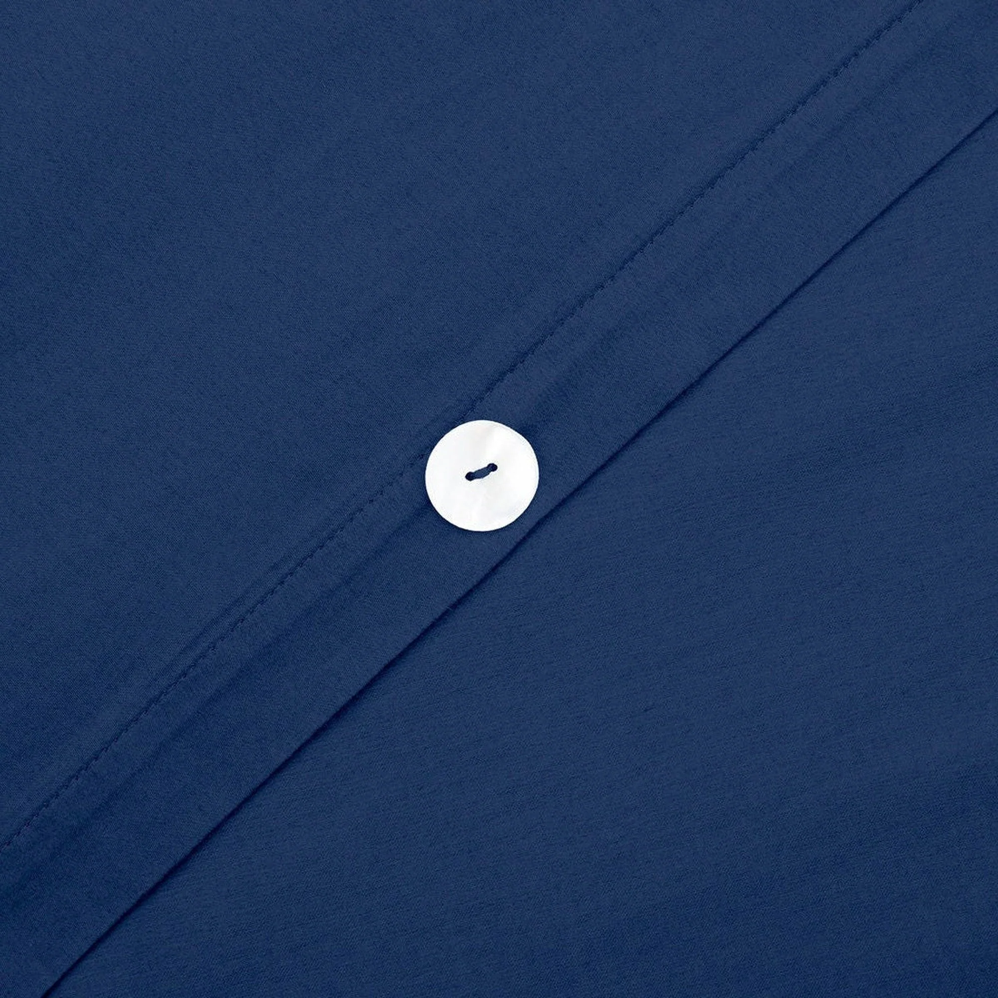 Housse De Couette - Satin De Coton - Bleu Indigo - Julia - Image 12