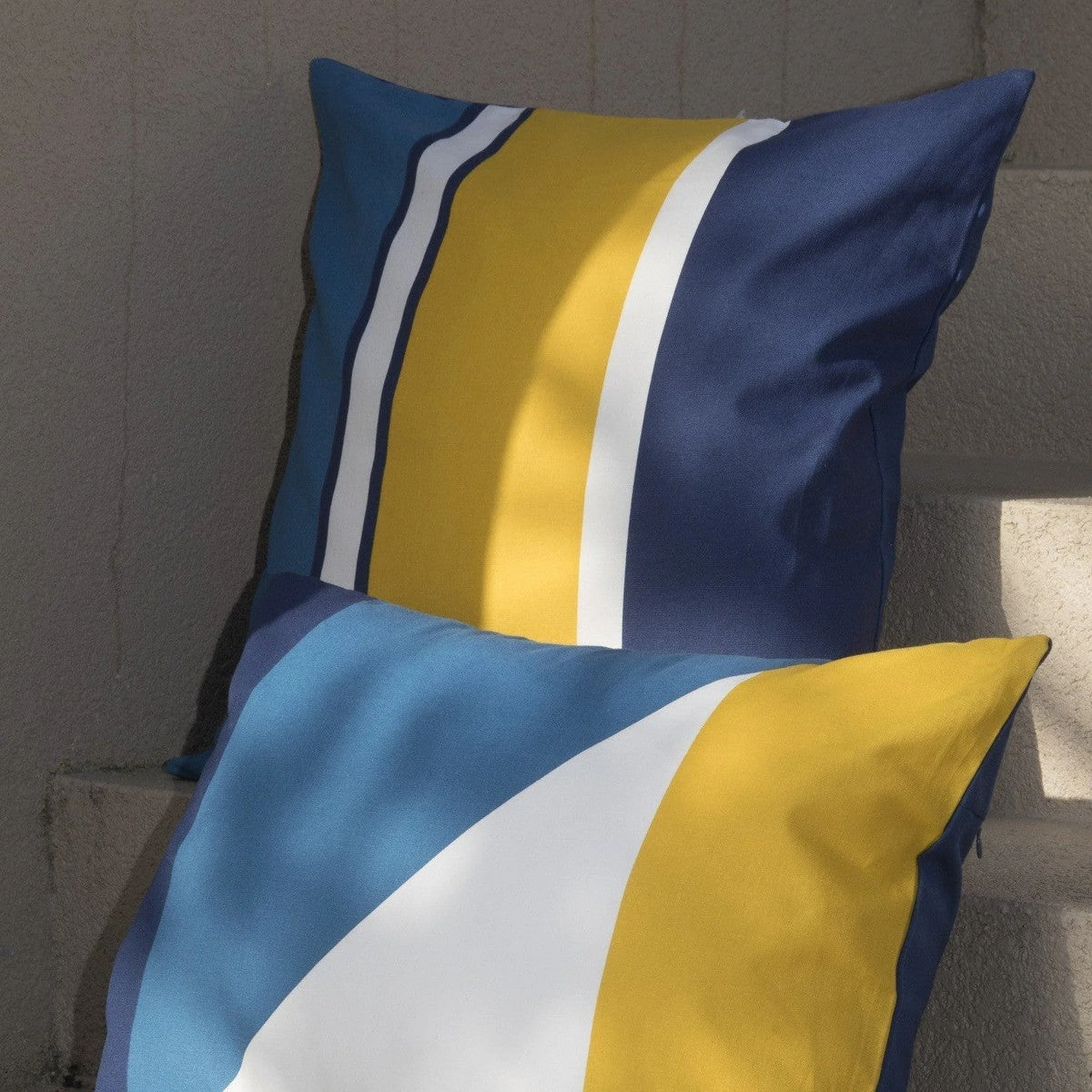 Housse De Coussin D'Extérieur - Coton - Jaune - Luz - Image 2